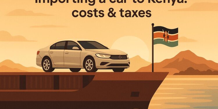 Importing a car to Kenya: costs & taxes