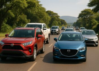 Top 10 Most Popular Cars on Kenyan Roads in 2024